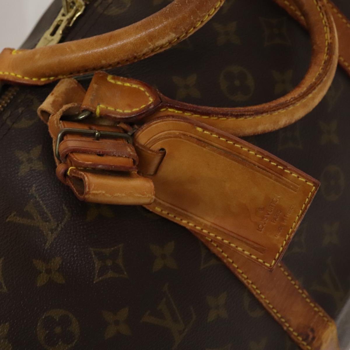 Louis Vuitton Keepall Bandouliere 50, Brown, Canvas, travel