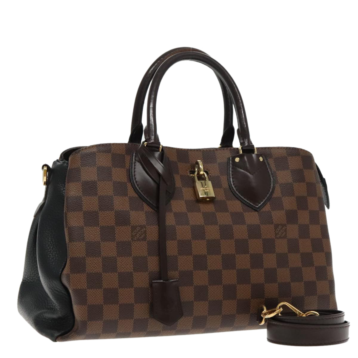 Louis Vuitton Normandy, Brown, Canvas, handbag