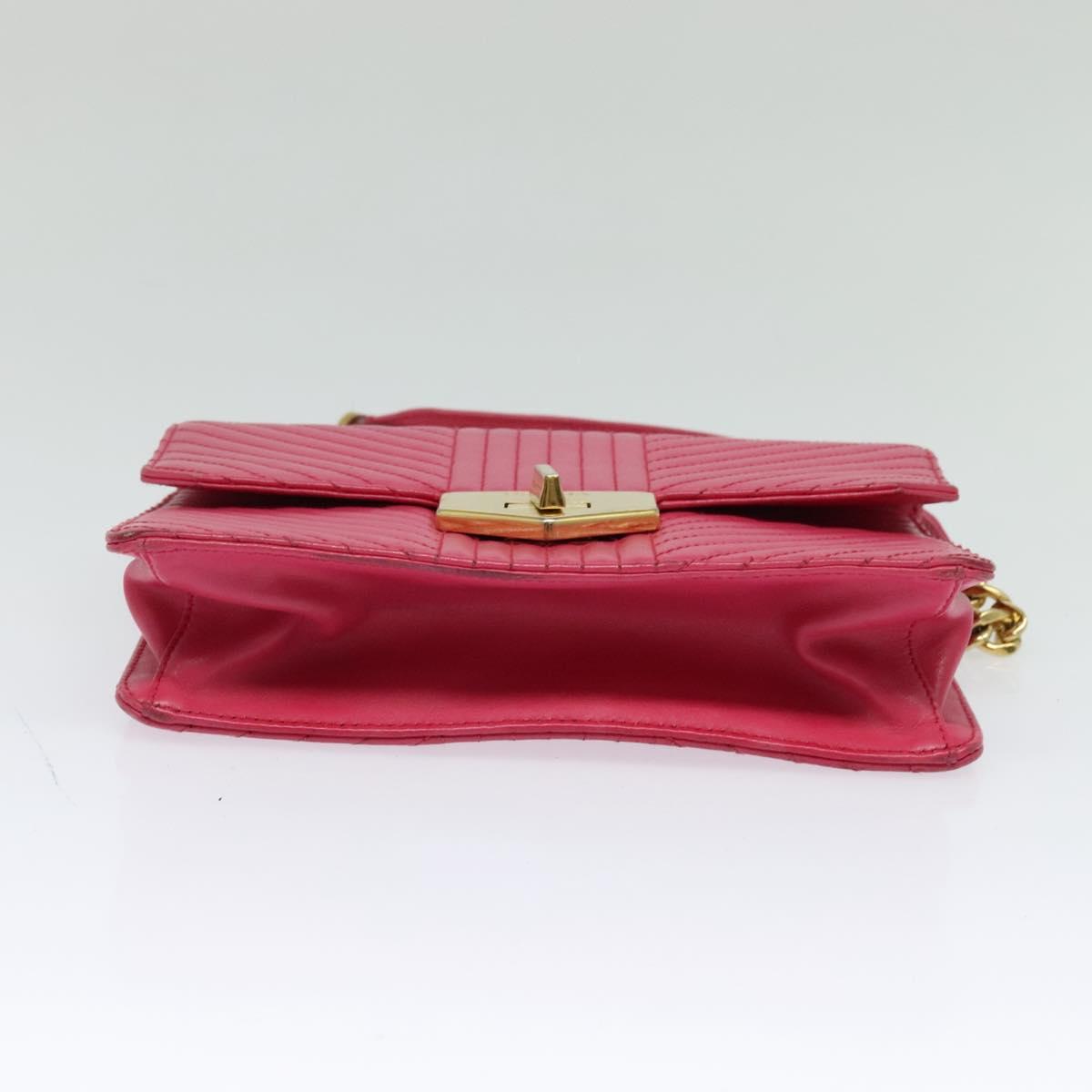 Prada Turnlock, Pink, Leather, shoulder