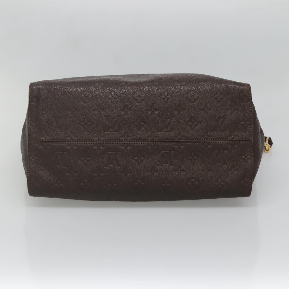 Louis Vuitton Lumineuse, Brown, Leather, tote
