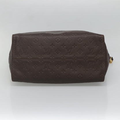 Louis Vuitton Lumineuse, Brown, Leather, tote