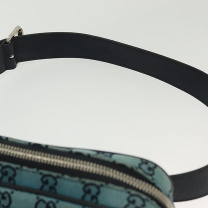 Gucci GG canvas, Blue, Canvas, shoulder