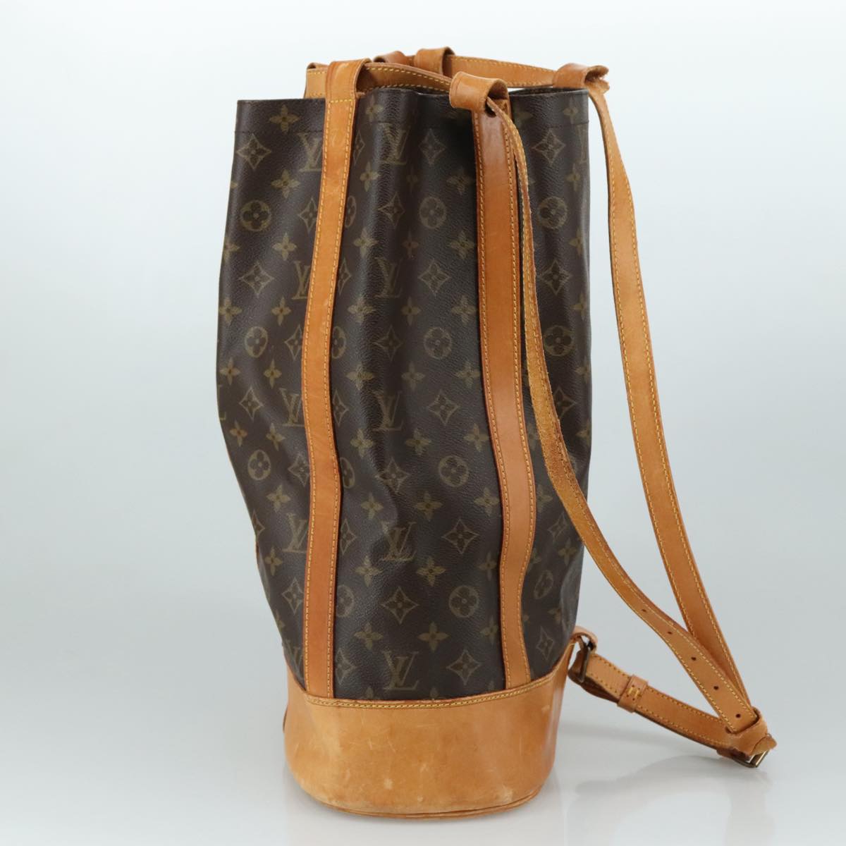 Louis Vuitton Randonnée, Brown, Canvas, shoulder