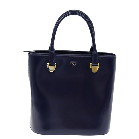 Valentino Garavani -, Navy, Leather, handbag