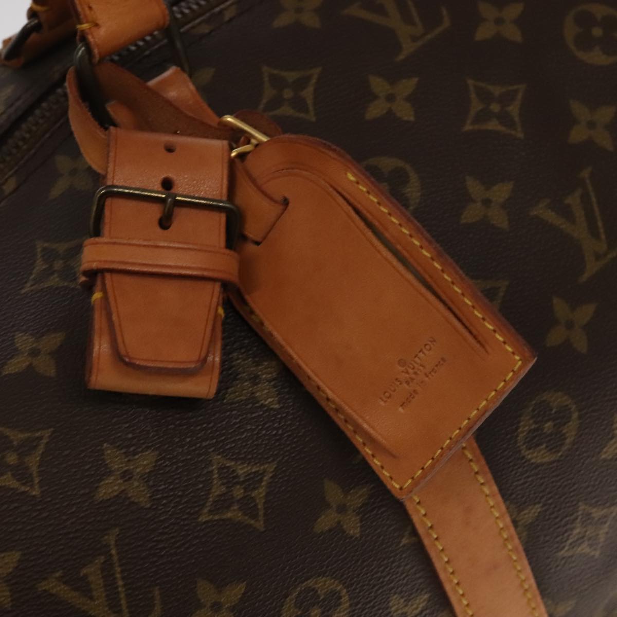 Louis Vuitton Keepall 60, Brown, Canvas, travel