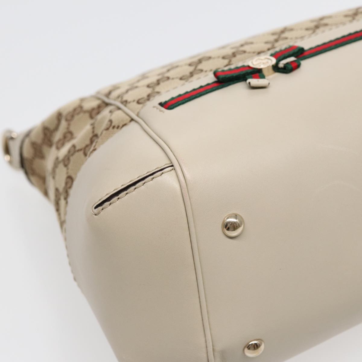 Gucci Sherry, Beige, Canvas, tote