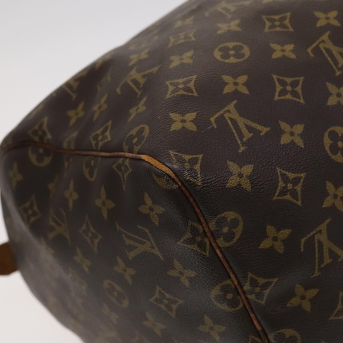 Louis Vuitton Keepall 55, Brown, Canvas, travel