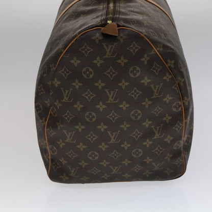 Louis Vuitton Keepall 60, Brown, Canvas, travel