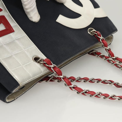 Chanel Numero 5, Navy, Canvas, tote