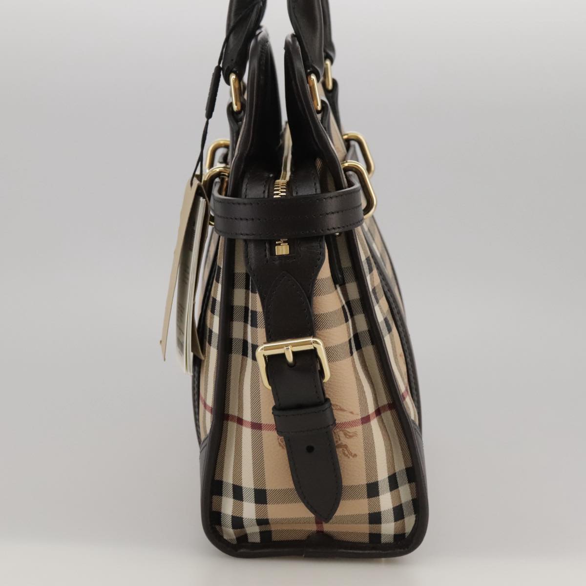 Burberry Nova Check, Beige, Canvas, handbag