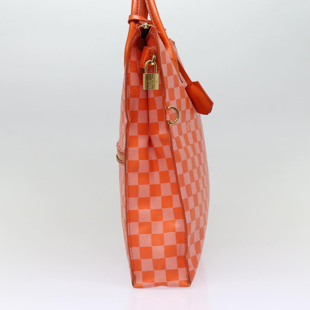 Louis Vuitton Pimont Mobile, Orange, Canvas, handbag