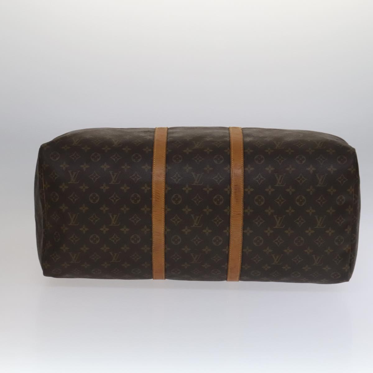 Louis Vuitton Keepall 60, Brown, Canvas, travel