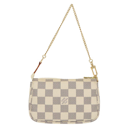 Louis Vuitton Pochette Accessoire, Grey, Canvas, handbag