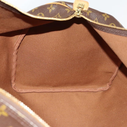 Louis Vuitton Keepall 60, Brown, Canvas, travel
