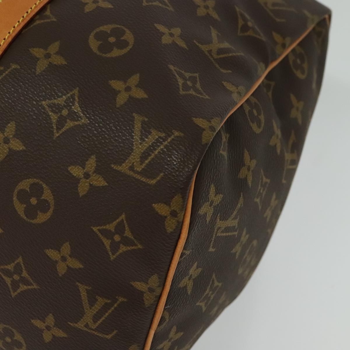Louis Vuitton Sac Souple, Brown, Canvas, travel