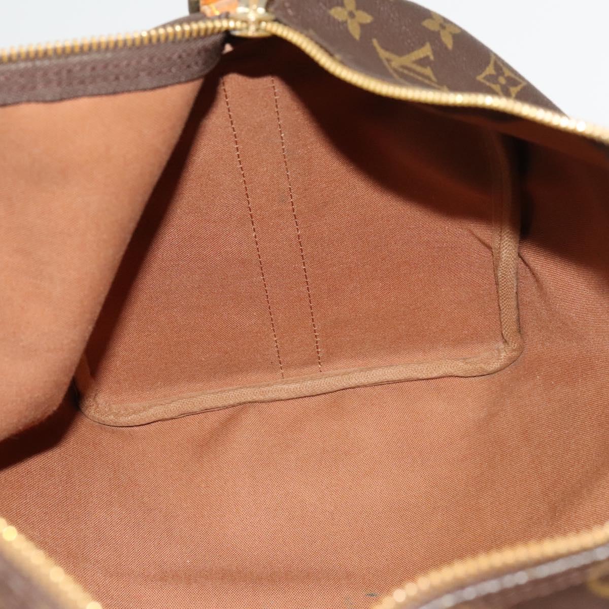 Louis Vuitton Keepall Bandouliere 45, Brown, Canvas, travel