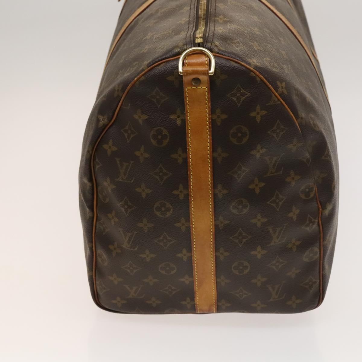 Louis Vuitton Keepall Bandoulière 60, Brown, Canvas, travel
