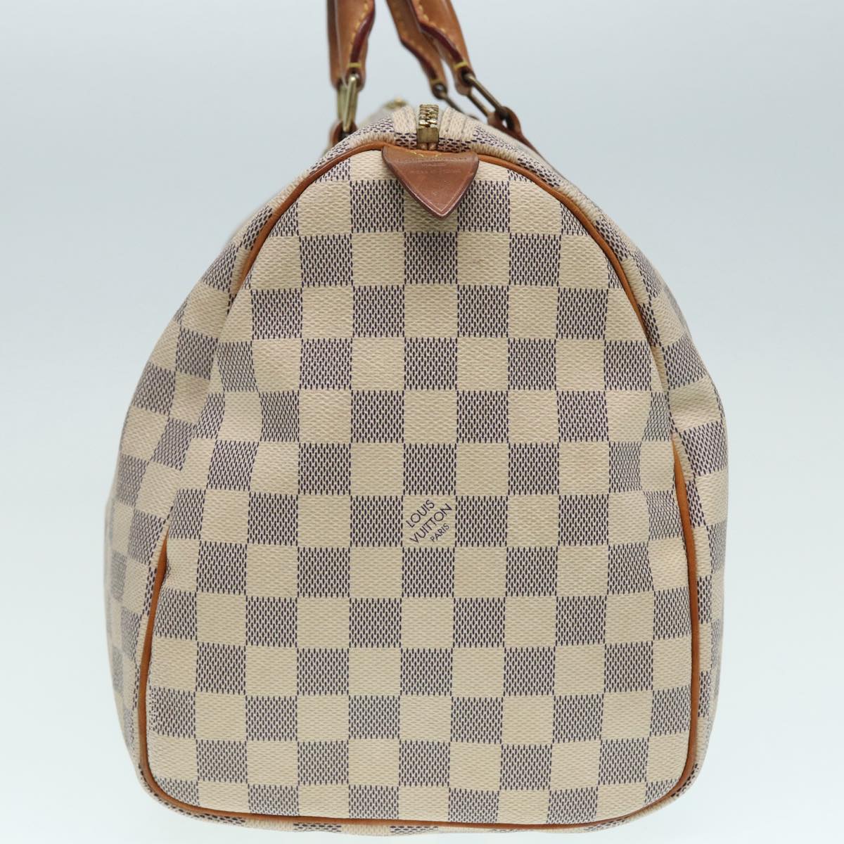 Louis Vuitton Speedy 35, White, Canvas, handbag