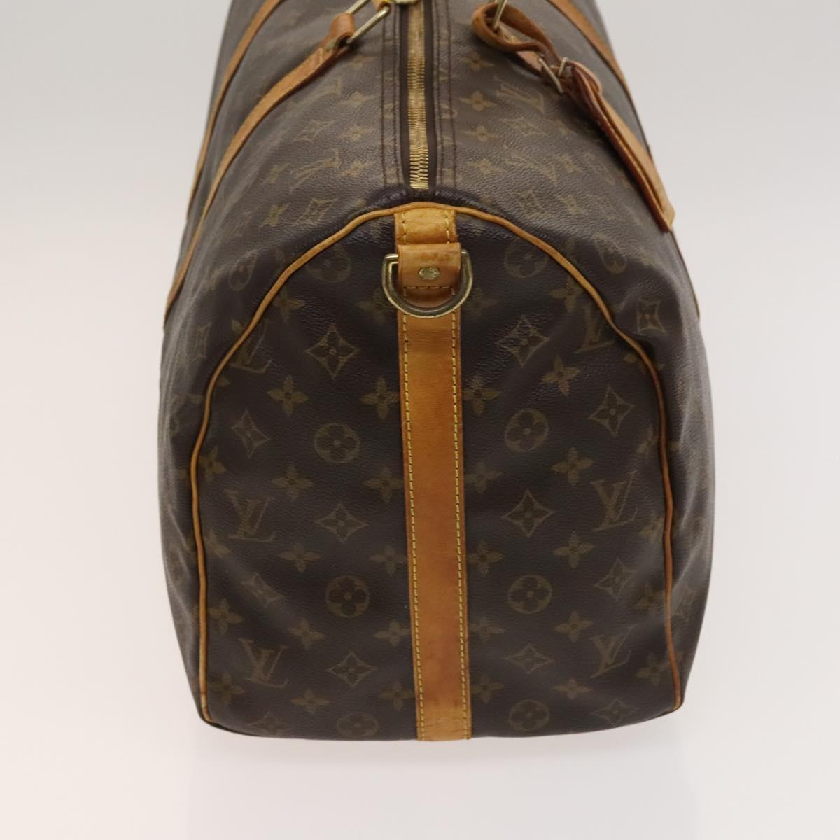 Louis Vuitton Keepall Bandouliere 50, Brown, Canvas, travel