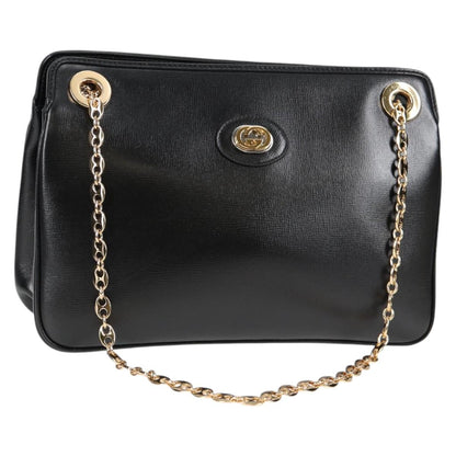 Gucci Marina, Black, Leather, shoulder