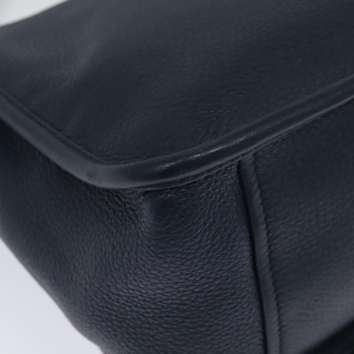 Prada Vitello, Navy, Leather, shoulder