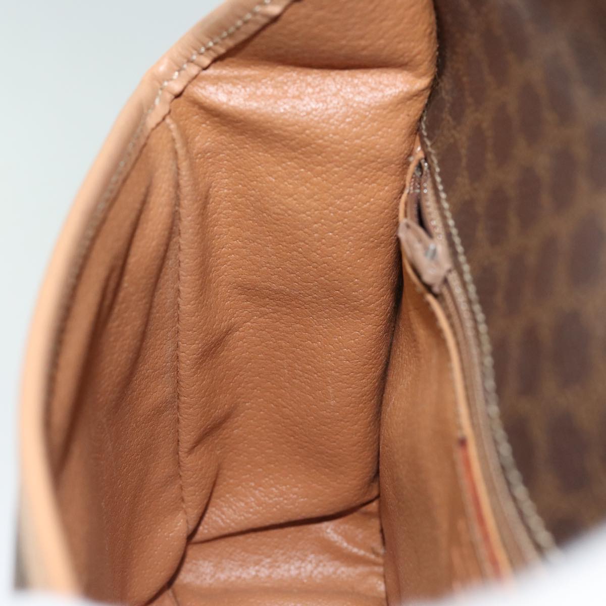 Céline Macadam, Brown, Canvas, shoulder