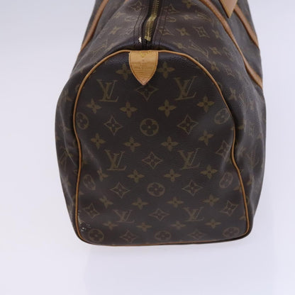 Louis Vuitton Keepall 45, Brown, Canvas, travel