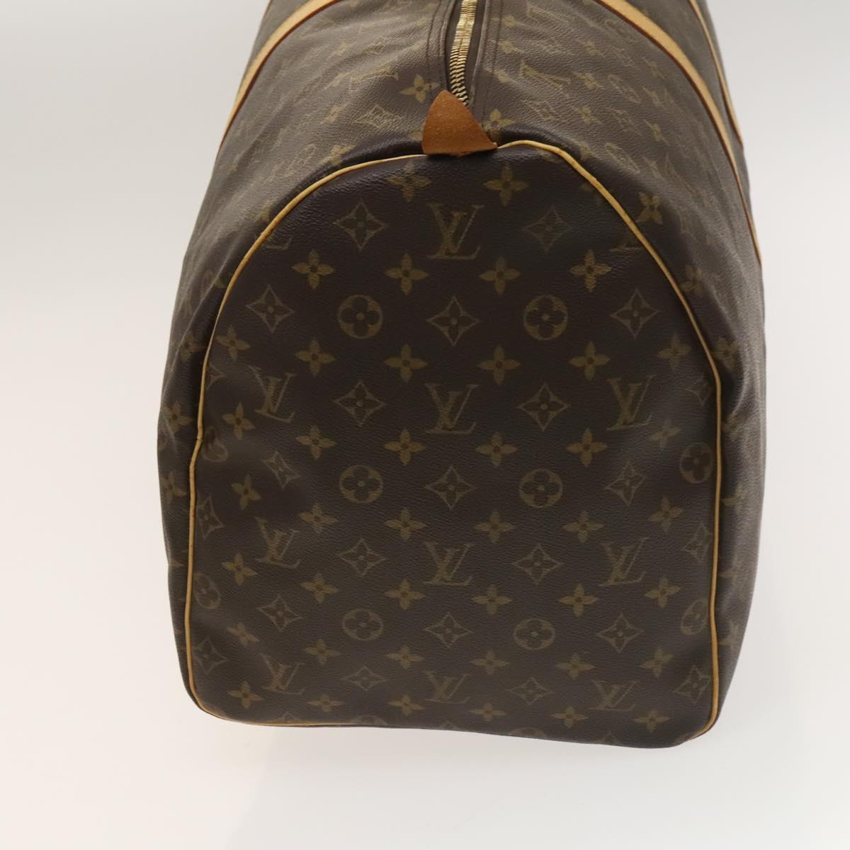 Louis Vuitton Keepall 60, Brown, Canvas, travel