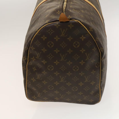 Louis Vuitton Keepall 60, Brown, Canvas, travel