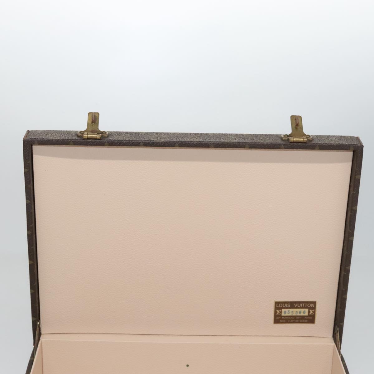 Louis Vuitton President, Brown, Canvas, briefcase