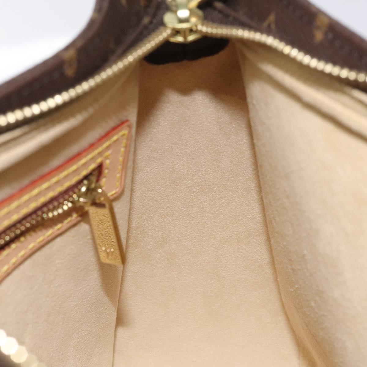 Louis Vuitton Looping MM, Brown, Canvas, shoulder