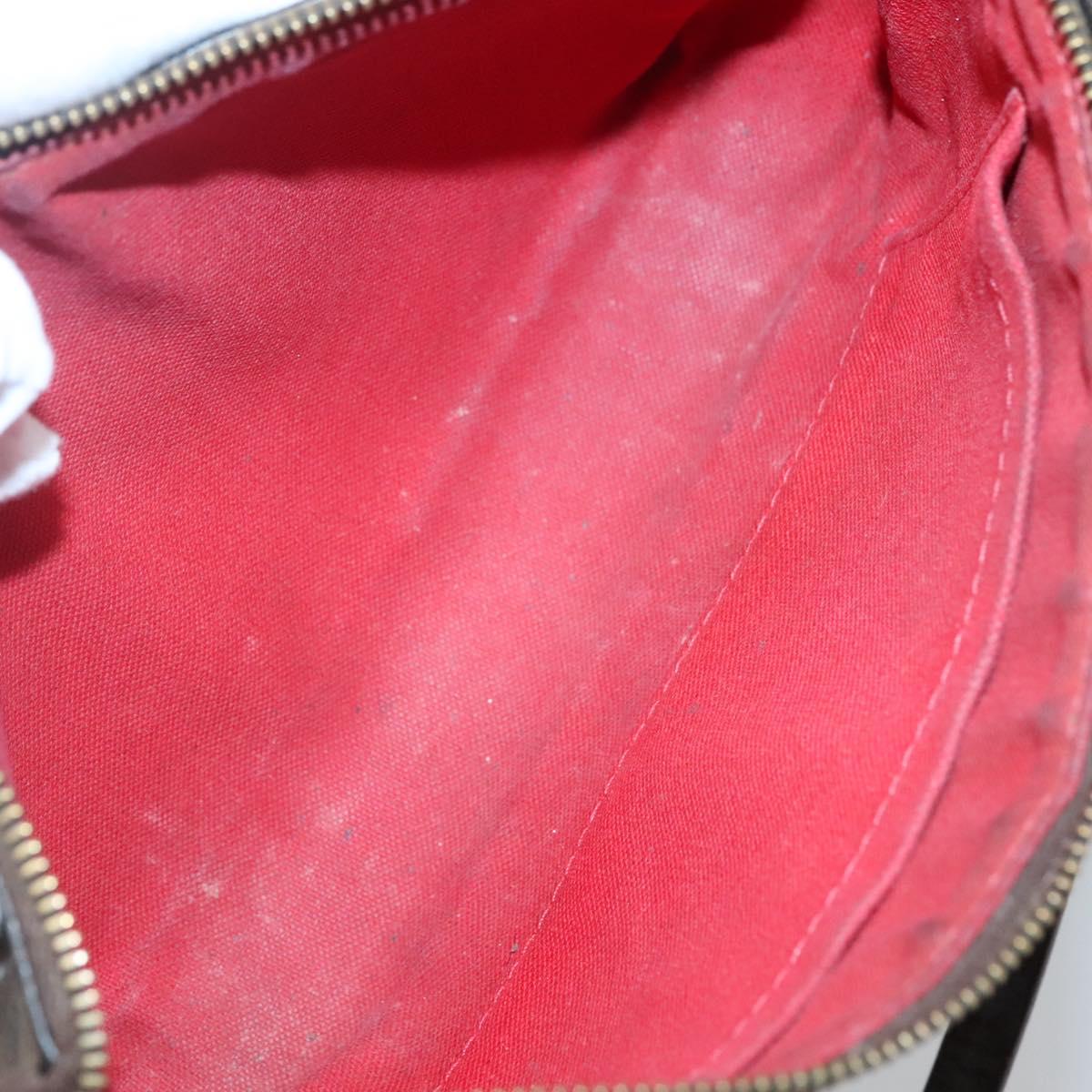 Louis Vuitton Pochette Accessoire, Brown, Canvas, clutch
