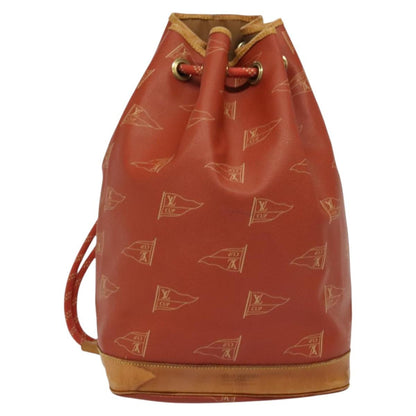 Louis Vuitton Saint Tropez, Red, Canvas, shoulder