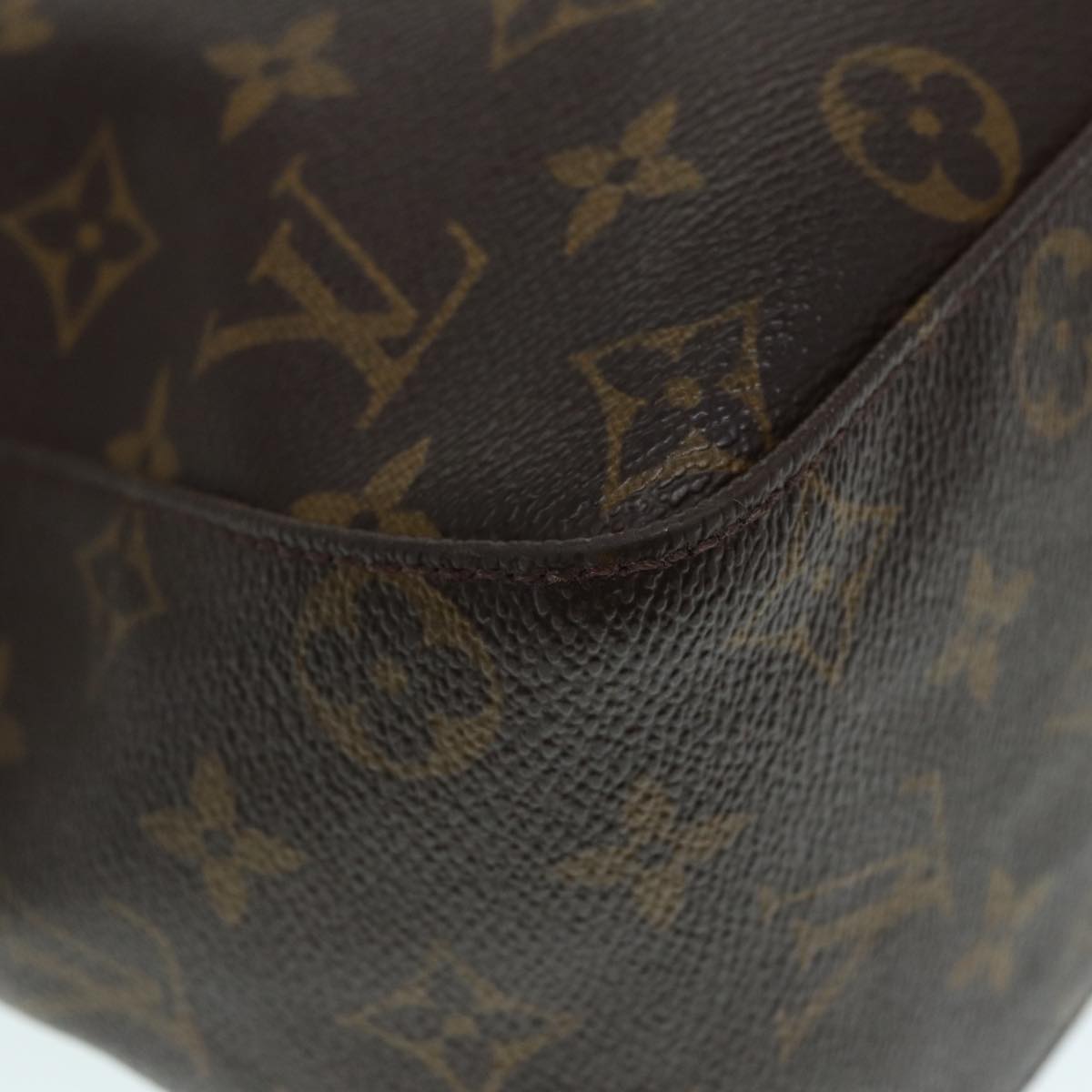 Louis Vuitton Looping GM, Brown, Canvas, shoulder