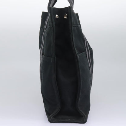 Hermès Toto, Black, Canvas, tote