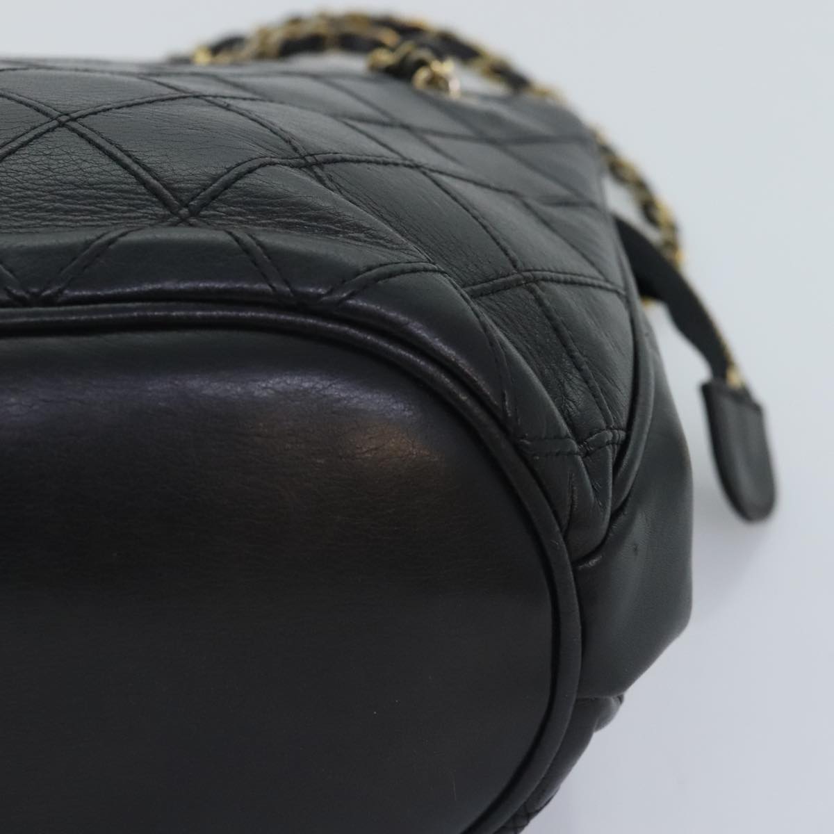 Chanel Cc, Black, Calfskin, tote