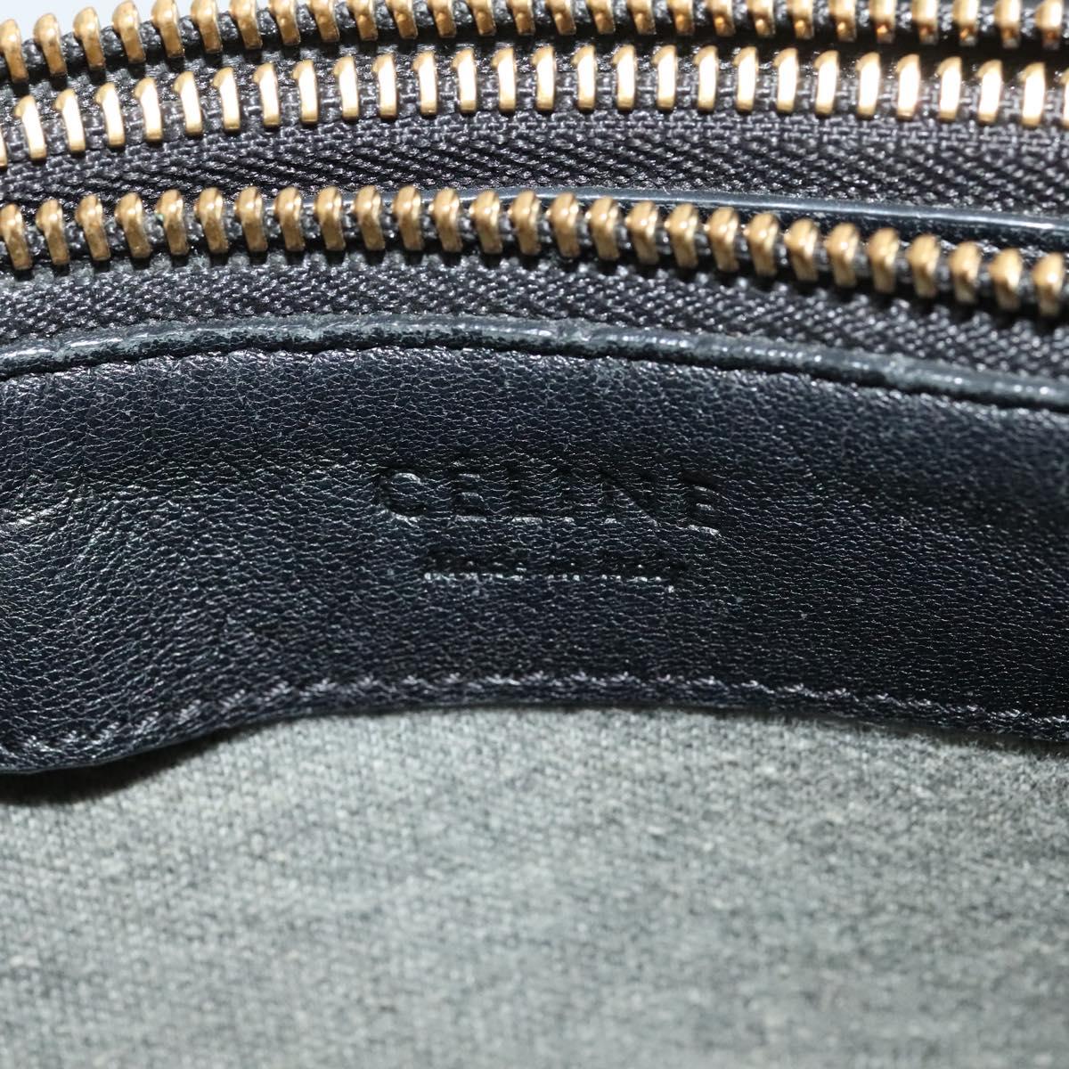 Céline Trio, Black, Leather, shoulder