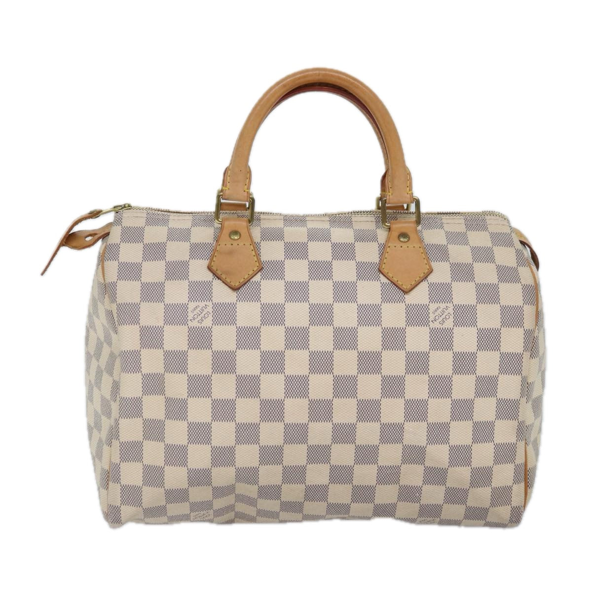 Louis Vuitton Speedy 30, Beige, Canvas, handbag