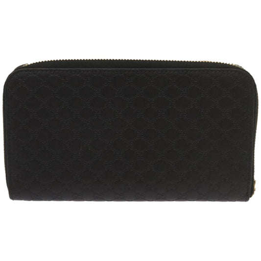 Gucci Guccissima, Black, Leather, wallet