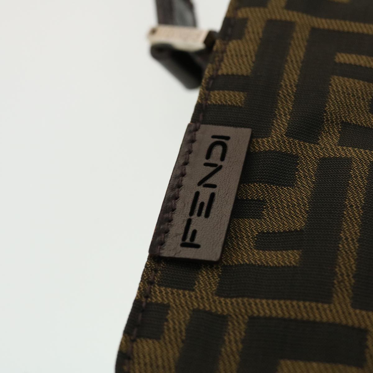 Fendi, Brown, Canvas, shoulder