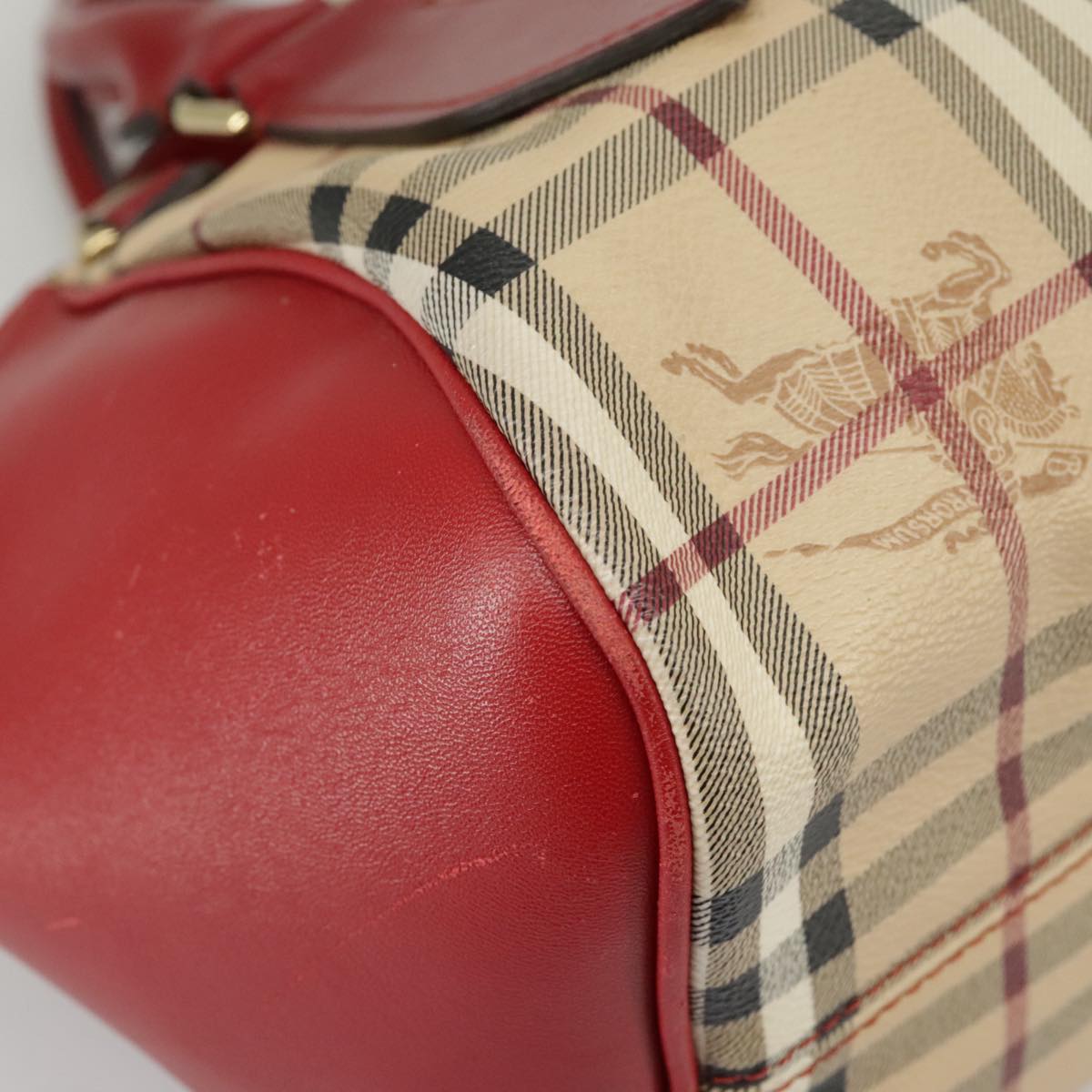 Burberry Nova Check, Beige, Canvas, handbag