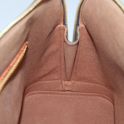 Louis Vuitton Alma, Brown, Canvas, handbag