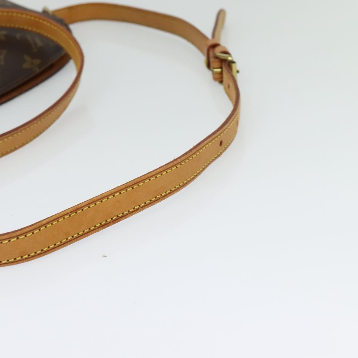 Louis Vuitton Drouot, Brown, Canvas, shoulder