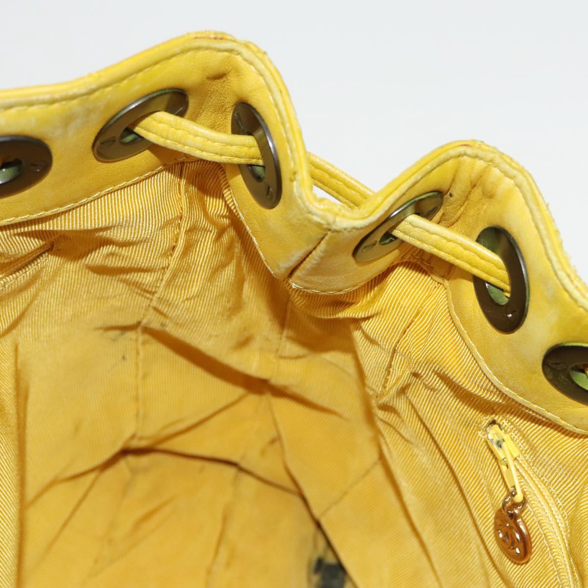 Chanel, Yellow, Leather, handbag