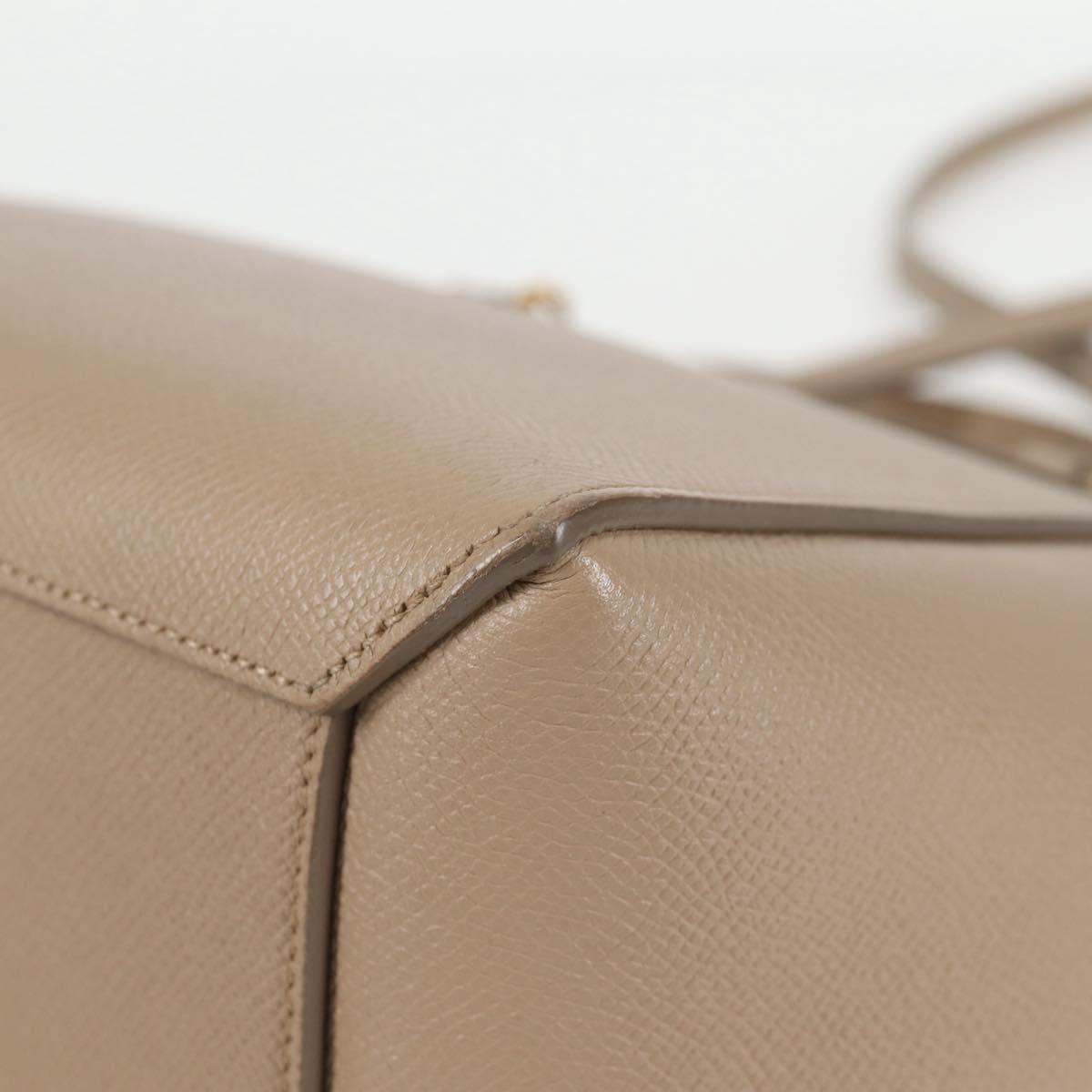 Céline Belt, Beige, Leather, handbag