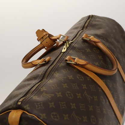 Louis Vuitton Keepall 60, Brown, Canvas, travel