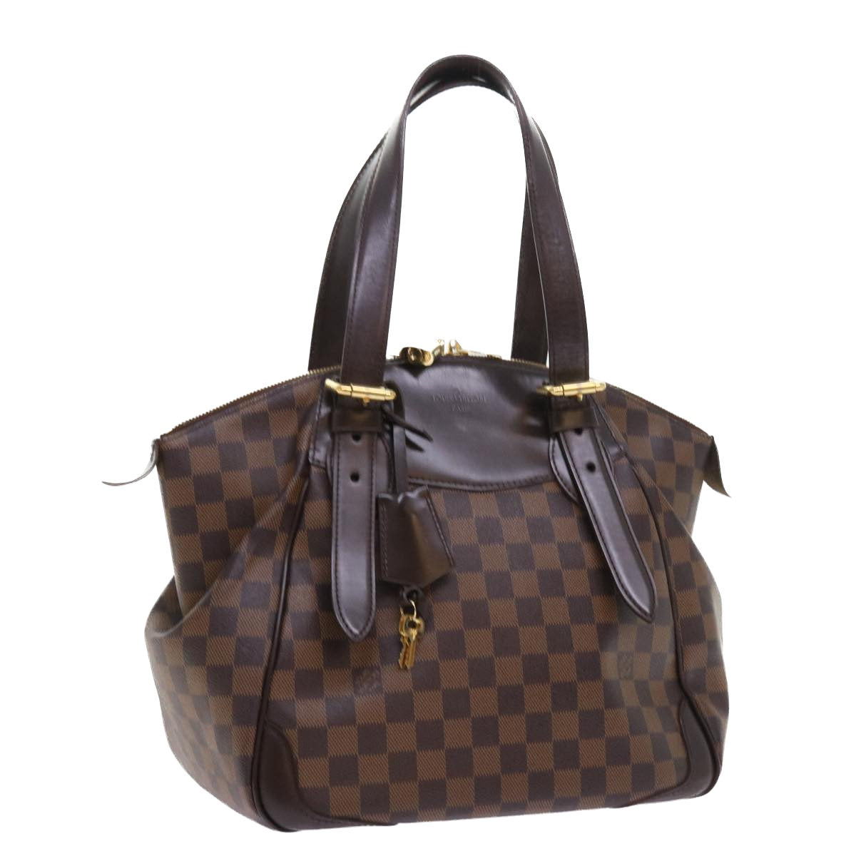 Louis Vuitton Verona, Brown, Canvas, shoulder