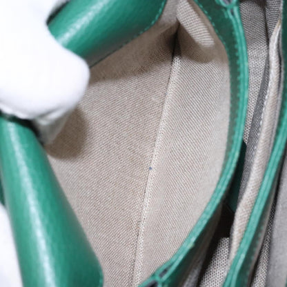 Gucci Interlocking G, Green, Leather, shoulder