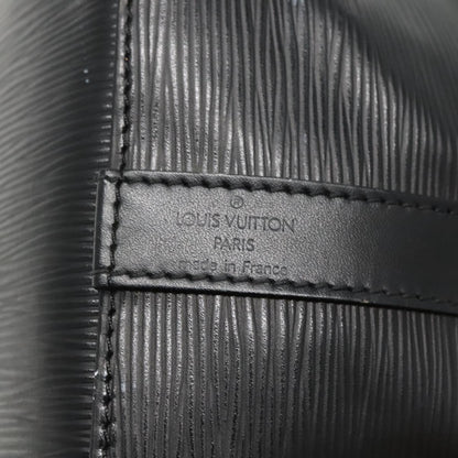 Louis Vuitton Petit Noé, Black, Leather, shoulder