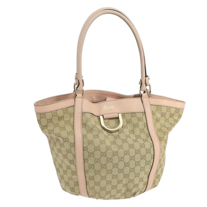 Gucci GG canvas, Beige, Canvas, tote